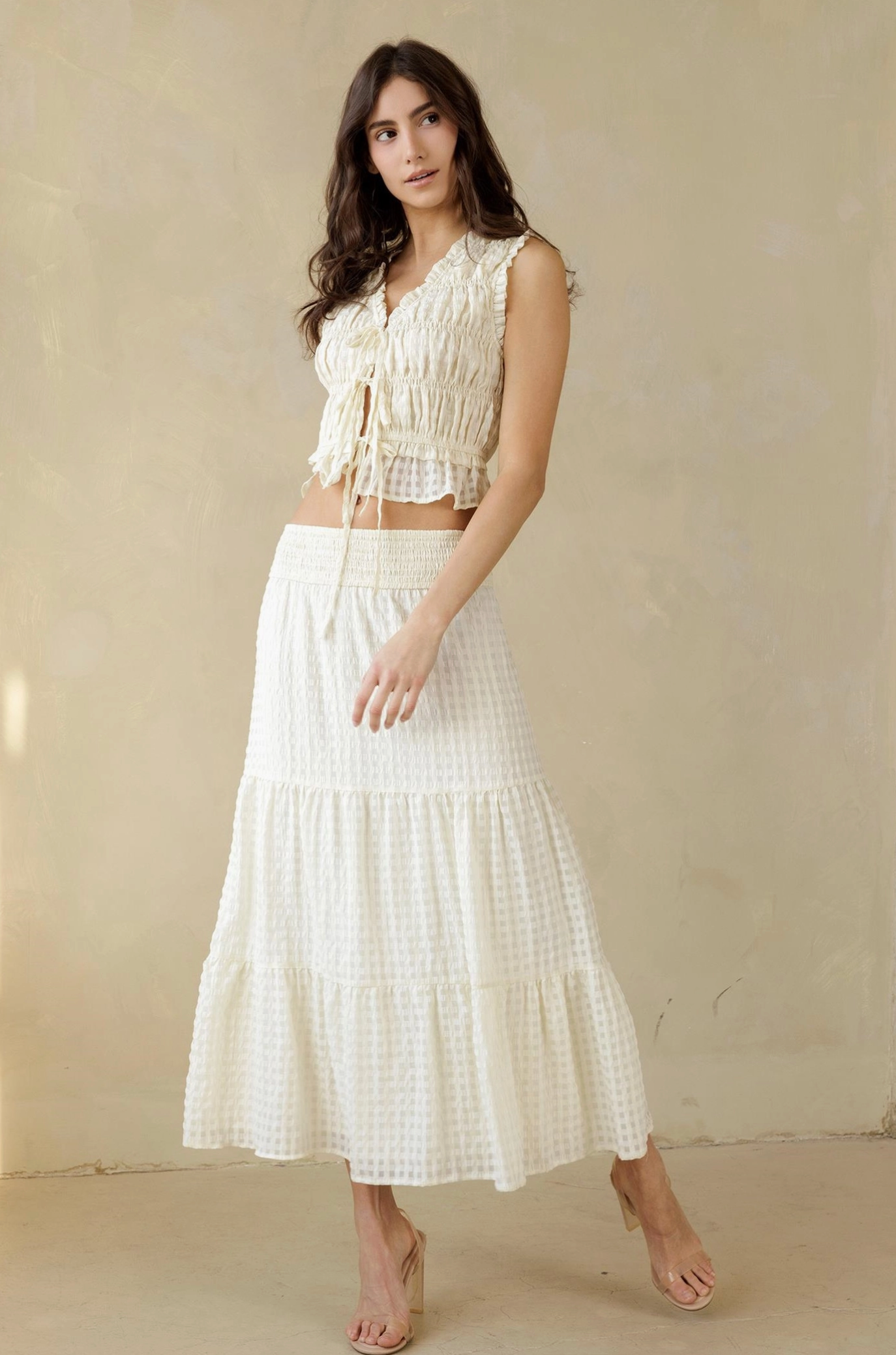 MARLEY TIERED SKIRT SET