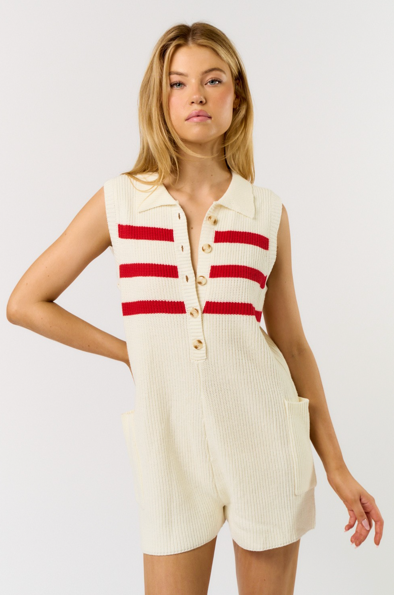 SOPHIE STRIPED ROMPER