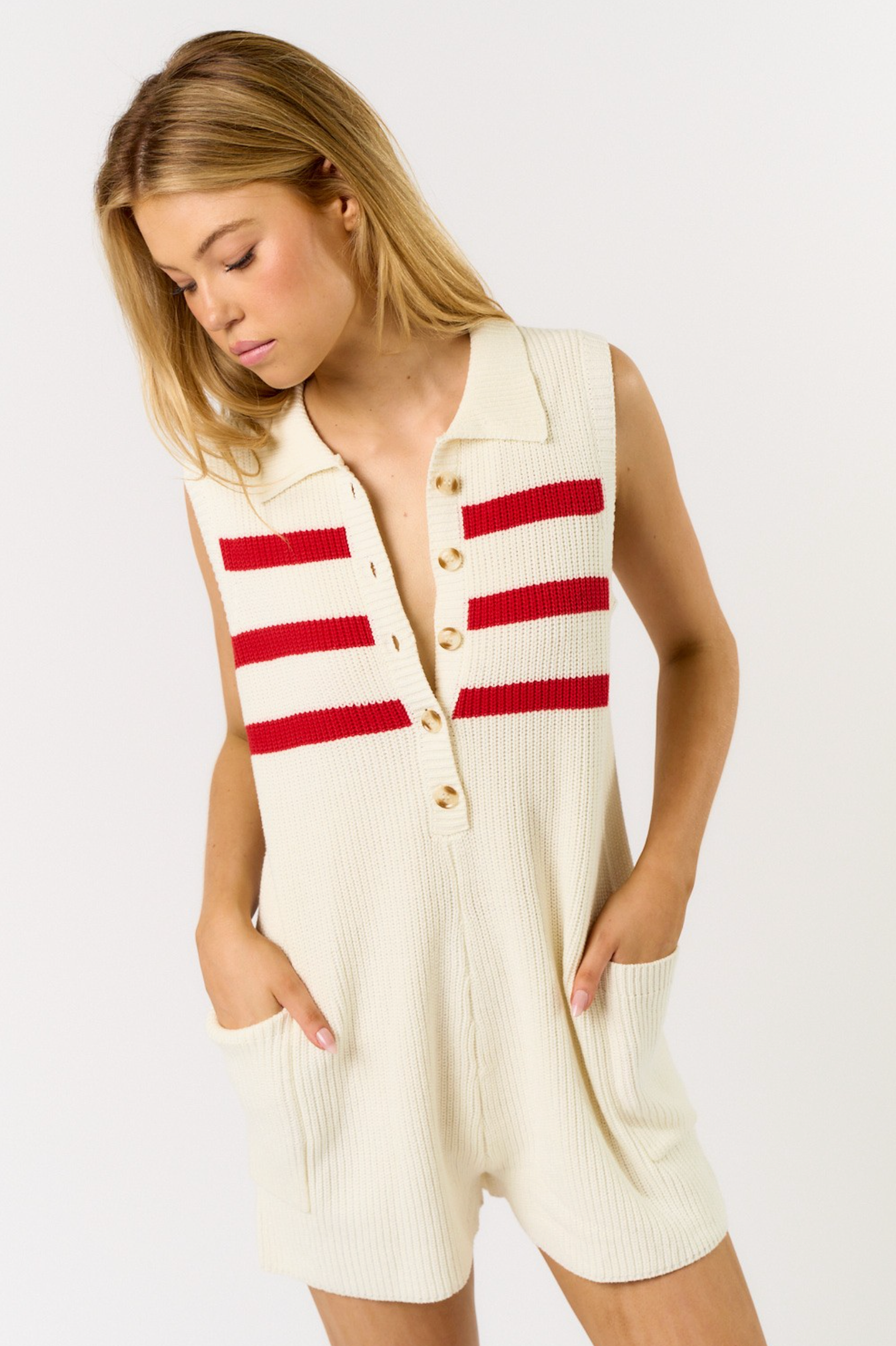 SOPHIE STRIPED ROMPER