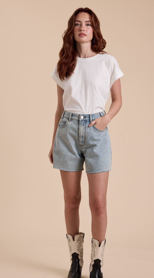ADDISON WASHED DENIM SHORT
