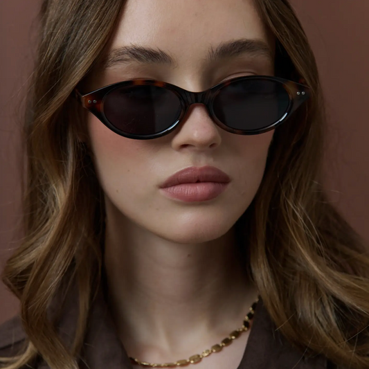 JULIA OVAL SUNGLASSES